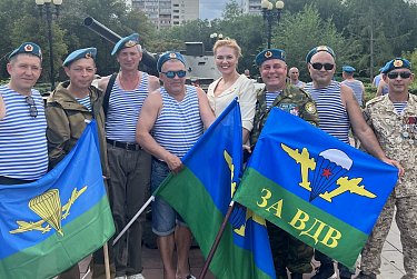 Оренбуржцы отметили День ВДВ
